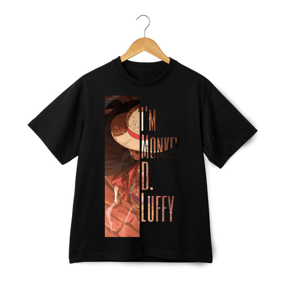 

I m Monkey D. Luffy T-Shirt | One Piece Unisex Anime Graphic Manga Tee M