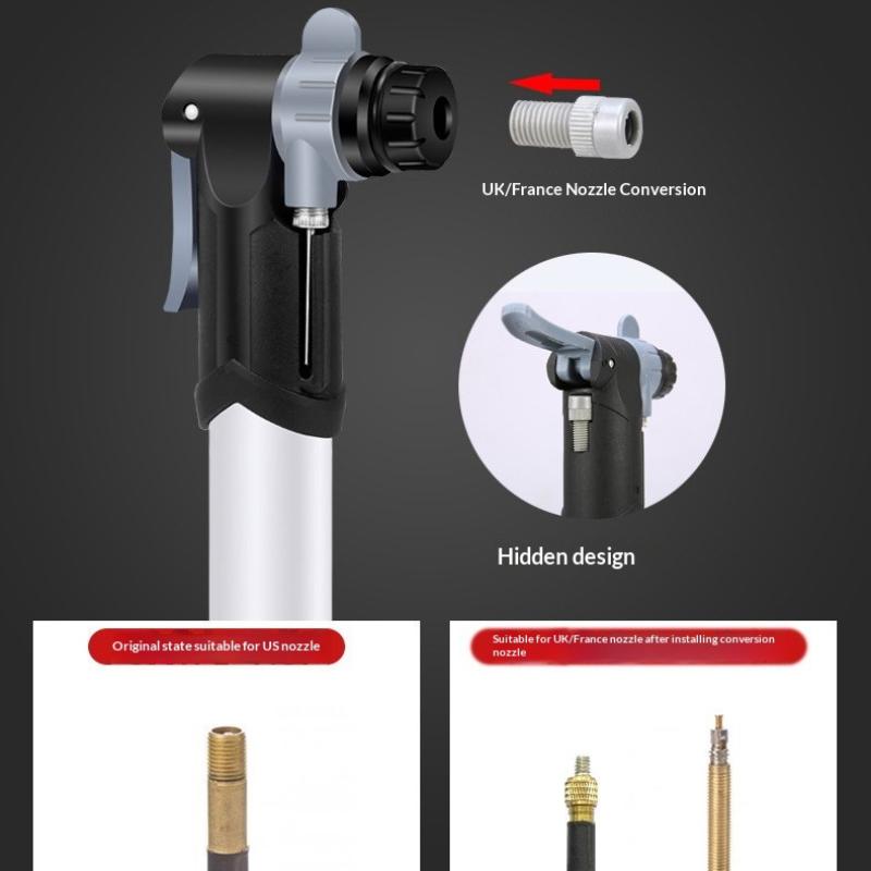 Portable Mini Bike Pump With Bracket Hand Cycling Mountain Bike Air Pump Bicycle Tire Inflator Bicycle Parts