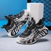 Boys' Sports Shoes Summer Single Mesh New Children's Breathable Mesh Shoes Middle and Older Children's Mesh Running Hollow Classmate