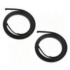 2 Pieces Roof Drip Weatherstrip with End Tabs Fit Molding Water Sealing for