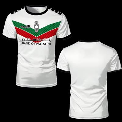 Herren Palästinensische Flagge T-Shirts Herrenbekleidung T-Shirt Palästina Fußballtrikot Herren T-Shirts Erwachsene & Kinder T-Shirt Leichte Fußballuniformen