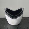 Huaqianguhh Double Layer Ice Bucket, Long-Lasting Cold Preservation, with Handles Drink for Beverage Cocktail Bar Parties