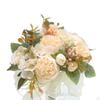 Bride Bridesmaid Wedding Bouquet,Artificial Flowers Elegant Artificial Romantic Throw