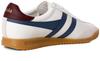 Gola Classics Men's Torpedo Leather Trainers White/deep Red/sapphire