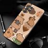 Cartoon Cute Capybara Phone Case For Samsung Galaxy S25 S24 S23 S22 S21 Ultra S24 S23 S22 S21 S25 Plus S24 S25 FE