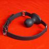 Full Silicone Mouth Gag Insertable,BDSM Breathable Ball Gags Bondage Restraints,Sex Toys for Couples,SM Adult Games
