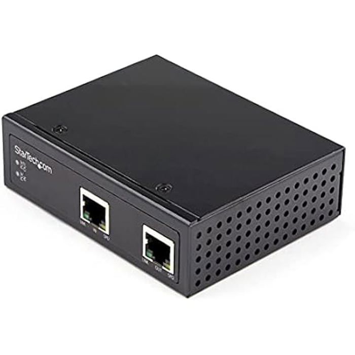Gigabitový PoE opakovač - STARTECH.COM - 1 port - 60W - 100m - Průmyslový síťový zesilovač