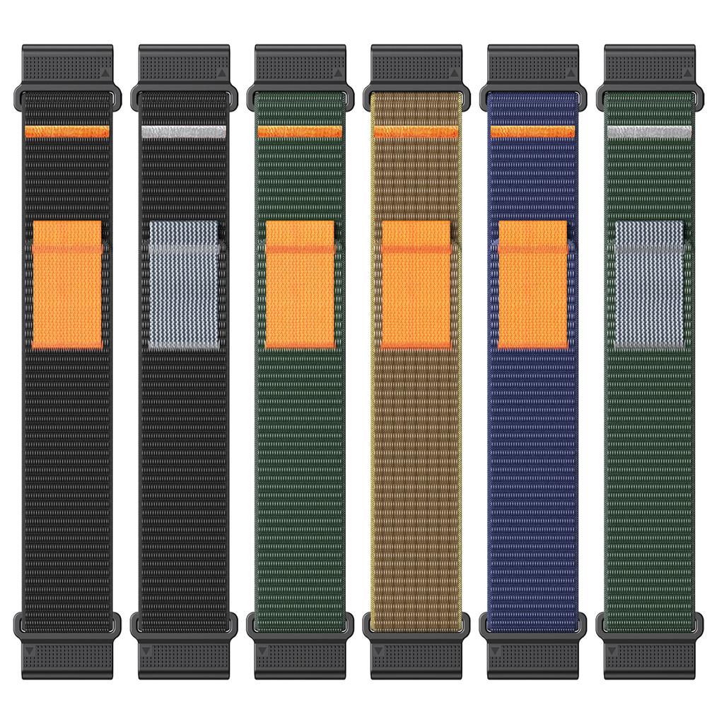 Bracelet 26mm 22mm Pour Garmin Fenix E 8 47mm 51mm 7 7X Pro/6 6X Pro 5/5X Enduro 3 2/Epix Boucle à Libération Rapide Bracelet de Montre de Sport en Nylon