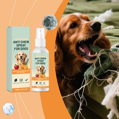 Anti Chew Spray for Dogs Natural Plant-Based Bitter Taste Deterrent Spray To Prevent Chewing and Biting for Pets 100ml Bottle