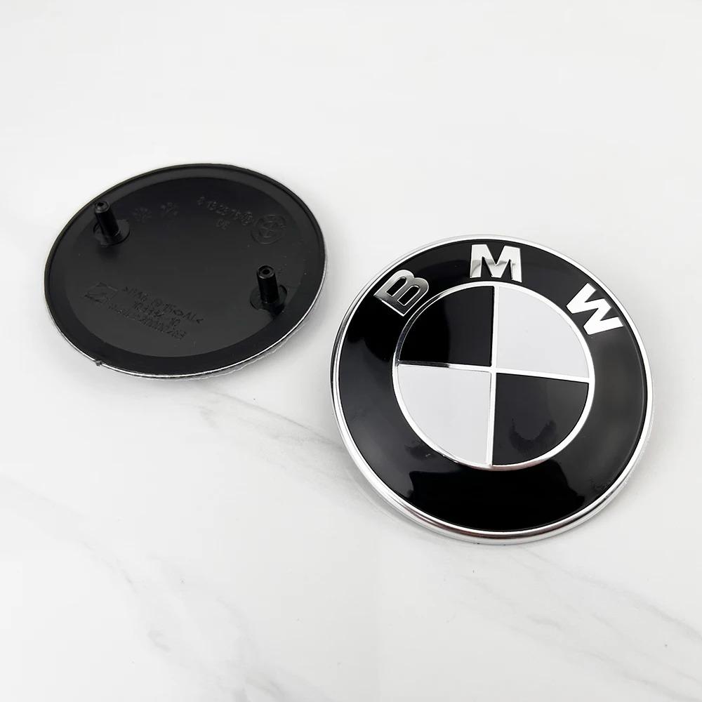 BMW M Emblem Car Hood & Trunk Emblem 82mm 74mm Compatible with E46 E36 E34 F10 E90 F30 E60 E53 E30 E92 E87 X1 X3 X5 M3 Front Rea djbf00