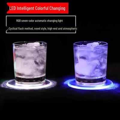 Sous-verre LED lumineux exclusif pour cocktails