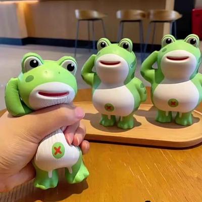 Frosch Spielzeug Langsam Rückprallende Puppe Dekompression und Entspannung Kleines Spielzeug Kinderspielzeug