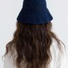 POHIES COTTON BUCKET HAT-NAVY/BLACK/IVORY