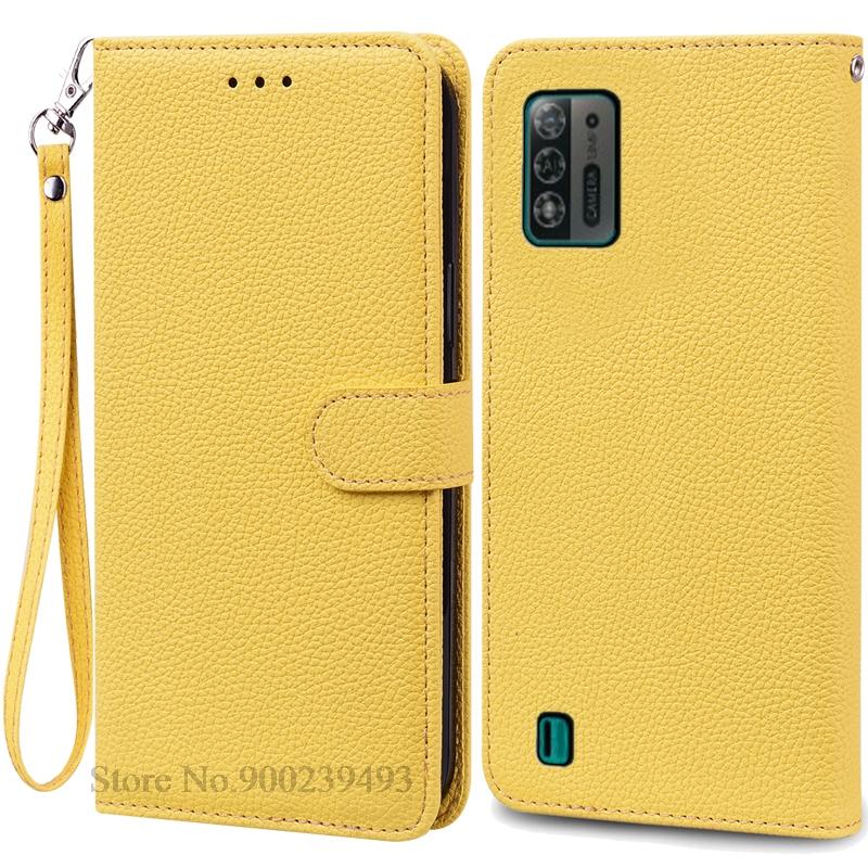 A52 Lite Pouzdro Pro ZTE Blade A52 Lite Pouzdro Měkké Silikonové Peněženkové Kožené Vyklápěcí Pouzdro Pro ZTE Blade A52 Lite Pouzdro TPU Zadní Kryt Etui