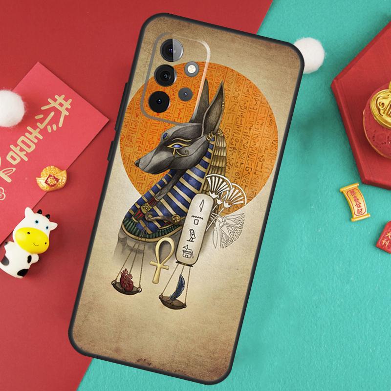 Anubis Egyptian God Case For Samsung Galaxy A34 A54 A14 A15 A25 A35 A55 A53 A33 A13 A52 A32 A12 A51 A71 Cover
