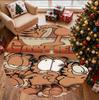 Garfield Pattern Round Rug, Indoor/Outdoor Mat, for Picnic, Gameroom, Bedroom, Office, Living Room, Home Decor Carpet, Birthday Gift
