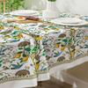 Spring Summer Lemon Hummingbird Rectangle Tablecloth for Table Decor Washable Kitchen Dining Tablecloth Wedding Decorations
