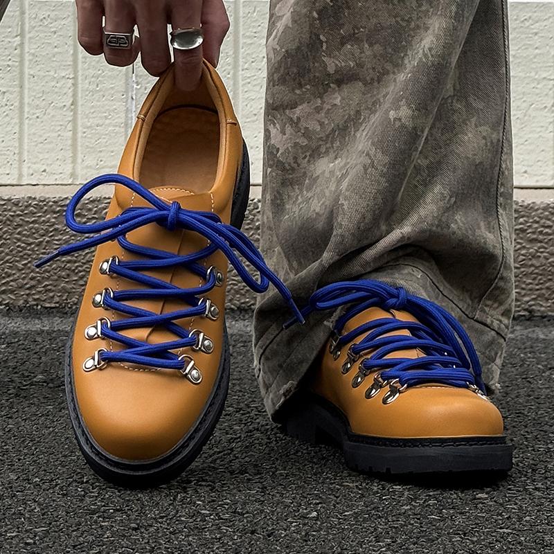 Fashion Trendy men's leather shoes Fashion and personalized styles Office leisure party Outdoor street High quality Derby shoes Daily