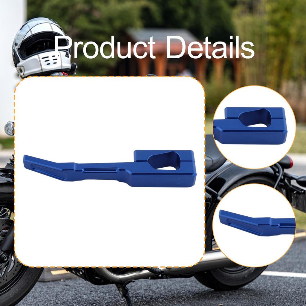 Aluminum Alloy Motorcycle Kickstand Foot Side Stand, Simple Installation for 368G