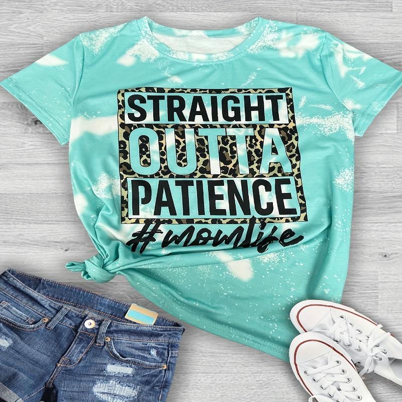 T-shirt casual da donna a maniche corte