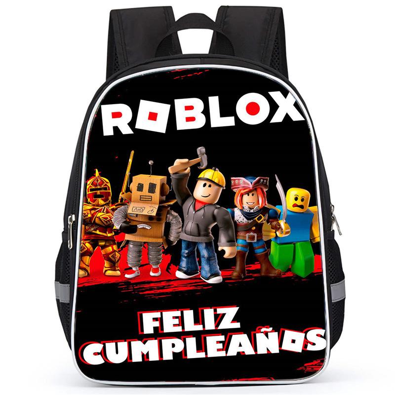 2026 new Roblox comfortable backpack with high-definition printed casual lightweight backpack