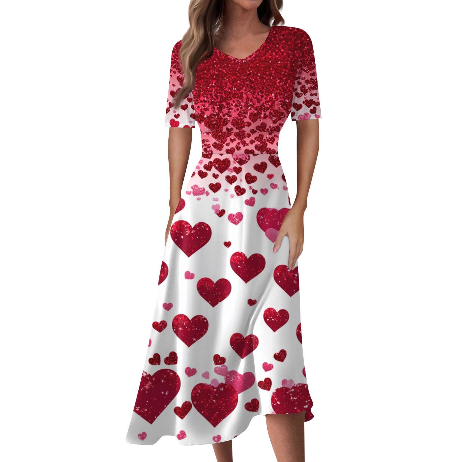 

Женское повседневное модное длинное свободное платье с v-образным вырезом и коротким рукавом на талии S