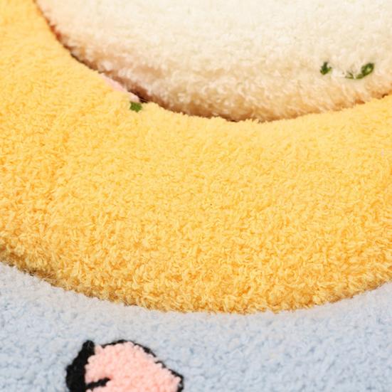 U-Shaped Cat Pillow for Cervical Support Small Soft Plush Sleeping Pad for Kittens Cats Comfortable Cushion for Deep Sleep & Anxiety Relief