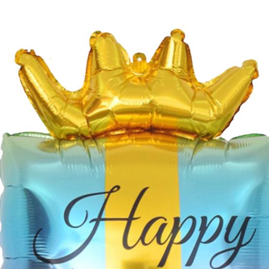 Birthday Party Balloon DIY Scene Layout Various Styles Birthday Cake Inflatable Toy Decoration Creative Inflatable Cartoon Aluminum Foil Balloon Party