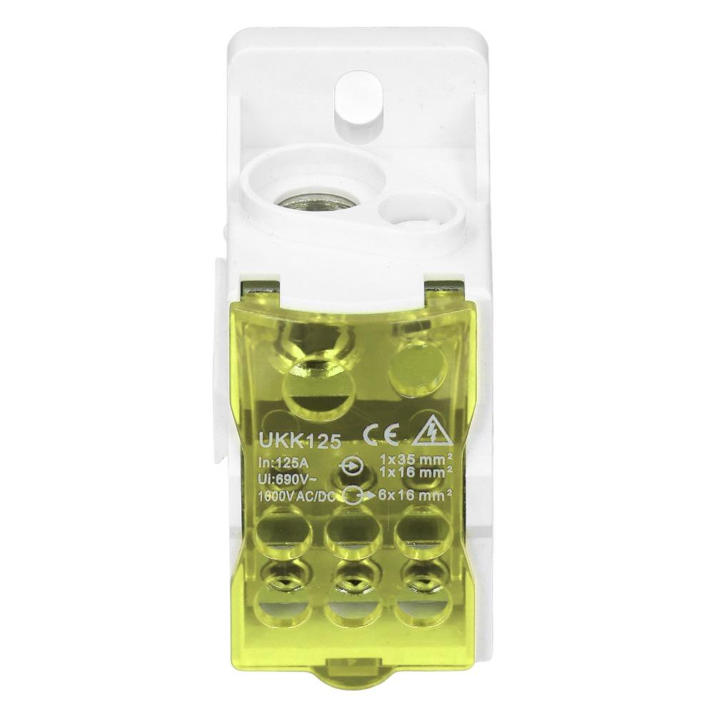 Universal DIN Rail Distribution Box 125A Power Distribution Box  Various Power Distribution