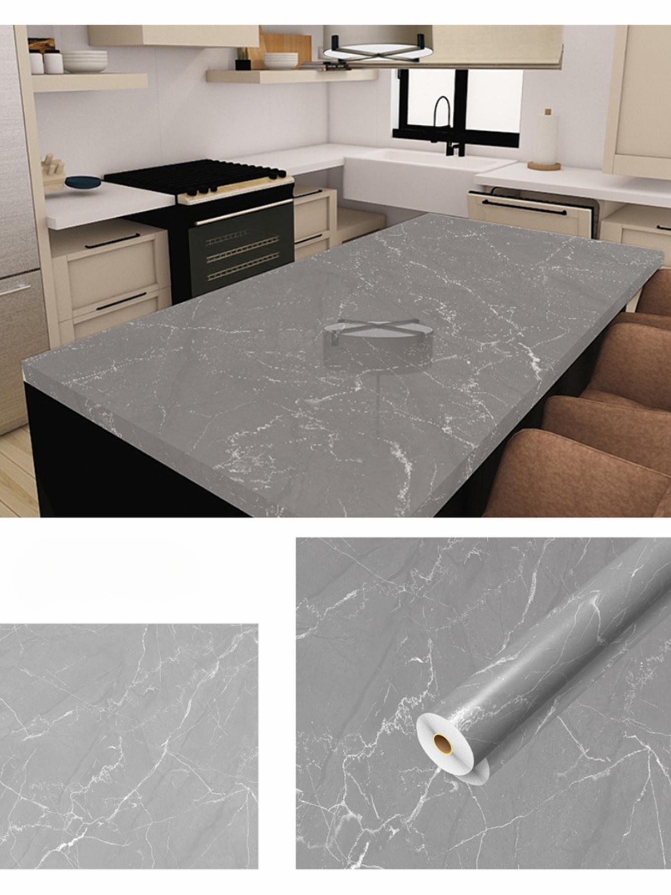 

Мраморная кухонная маслостойкая пленка, плита, водонепроницаемые, влагостойкие, самоклеящиеся обои, столешница, ремонт шкафа, плитка, наклейка 60cm×10m