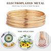 10 Pcs Flowers Rings Gold Dream Catcher Hoop Mixes Dreamcatcher Metal Hoops for Crafts