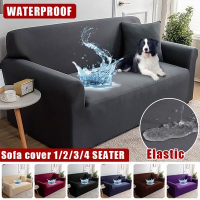 Water-Resistant Sofa Protector Elastic Sofa Cover Adjustable Armchair Couch Cover Corner Sofa Slipcover Furniture Protector 1Pc