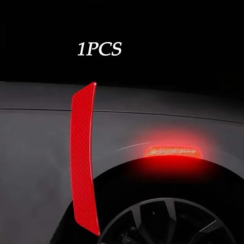 New General-Purpose 3D Carbon Fiber Car Door Handle Stickers Scratch-Resistant Stickers Car Safety Reflective Strip Car Stickers
