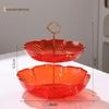 Exquisite Bear Fruit Plate: Multi-Layer Dessert & Candy Display for Luxurious Living Rooms.