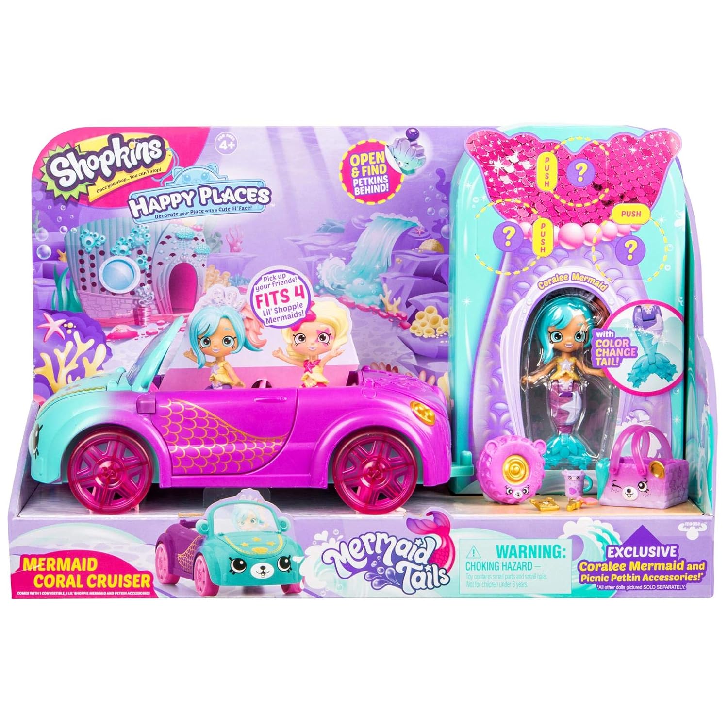 Shopkins Happy Places Season 6 Mermaid Convertible