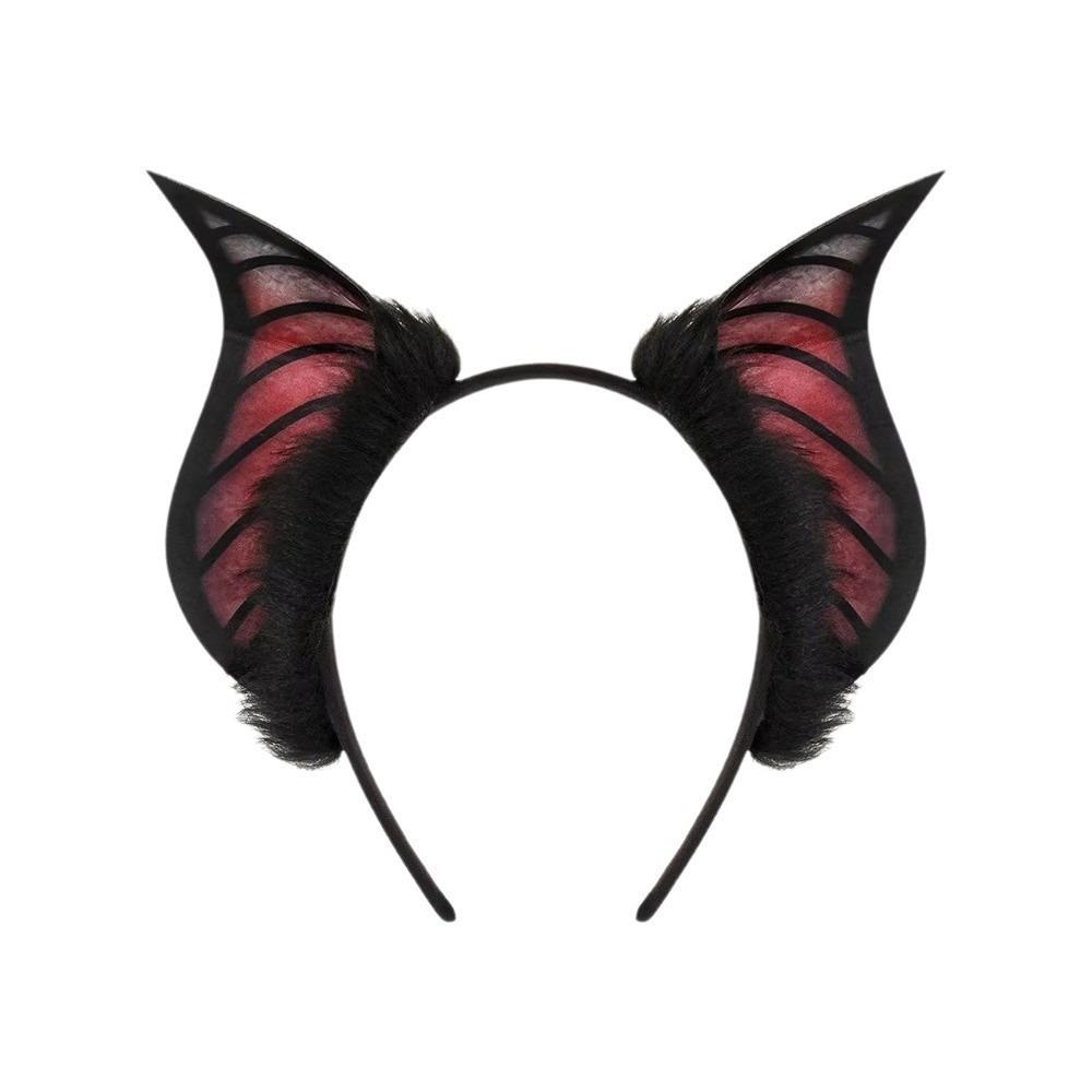 DIY Halloween Costume Cosplay Props Furry Halloween Hairband Fashion Bat Ears Headband Adults