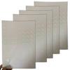 5 Sheets Clear Holographical Overlay Lamination Vinyls Self-Adhesive Laminate Waterproof Vinyls Sticker Paper