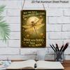 2D Flat "May You Touch Dragonflies and Stars" Fairy Moon Metal Aluminum Sign - Retro Boho Wall Decor 8*12 Inch Garden Decor Patio Decor Boho Home
