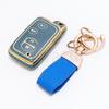 Gold Edge Tpu Auto Keyless Shell Fob Holder For Lexus Lc 200 Car Key Case For Toyota Prius 30 Alpha Aqua Land Cruiser Auris
