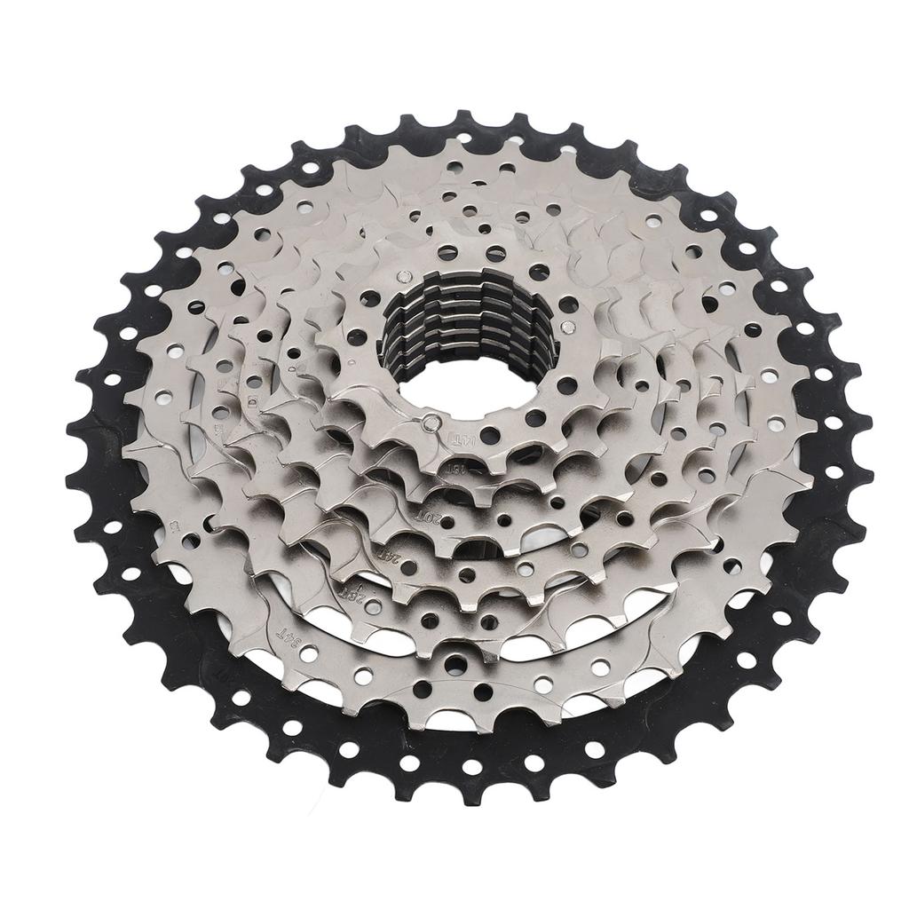 8 Speed Cassette 12‑40T Bicycle Cassette Aluminum Alloy Bike Freewheel Noiseless Smooth Rotation