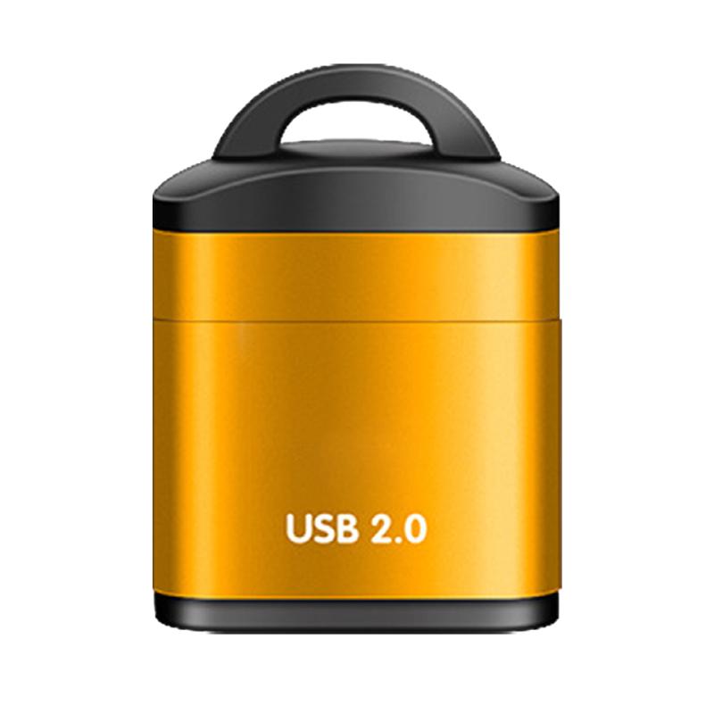 Micro-SD/TF-Kartenleser mit Schlüsselanhänger, tragbare Mini-USB2.0-Hochgeschwindigkeits-Handy-Speicherkarte