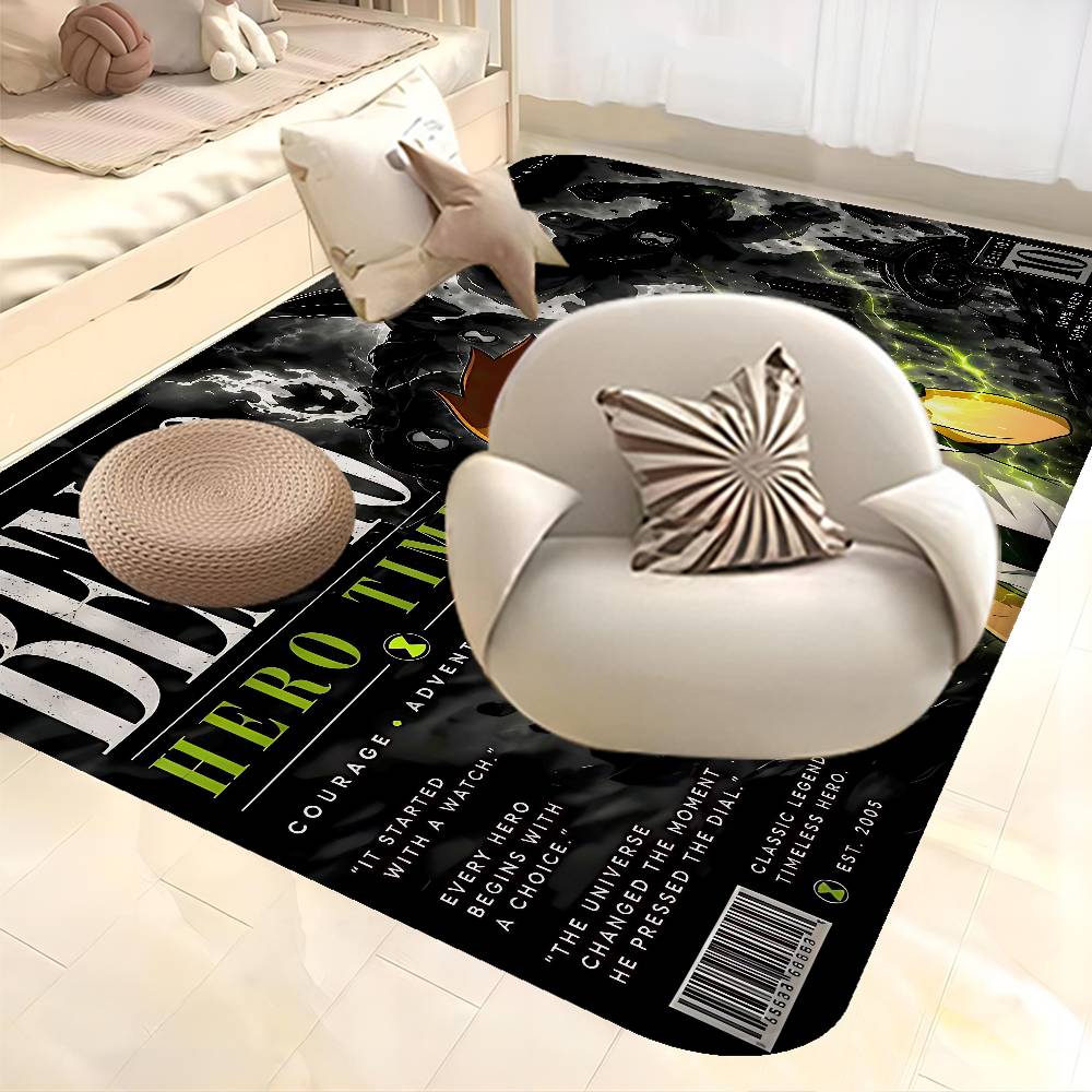 B-Ben 10 Classic Entrance Door Mat Nordic Style Bedroom Living Room Doormat Home Balcony Anti-Slip Modern Home Decor