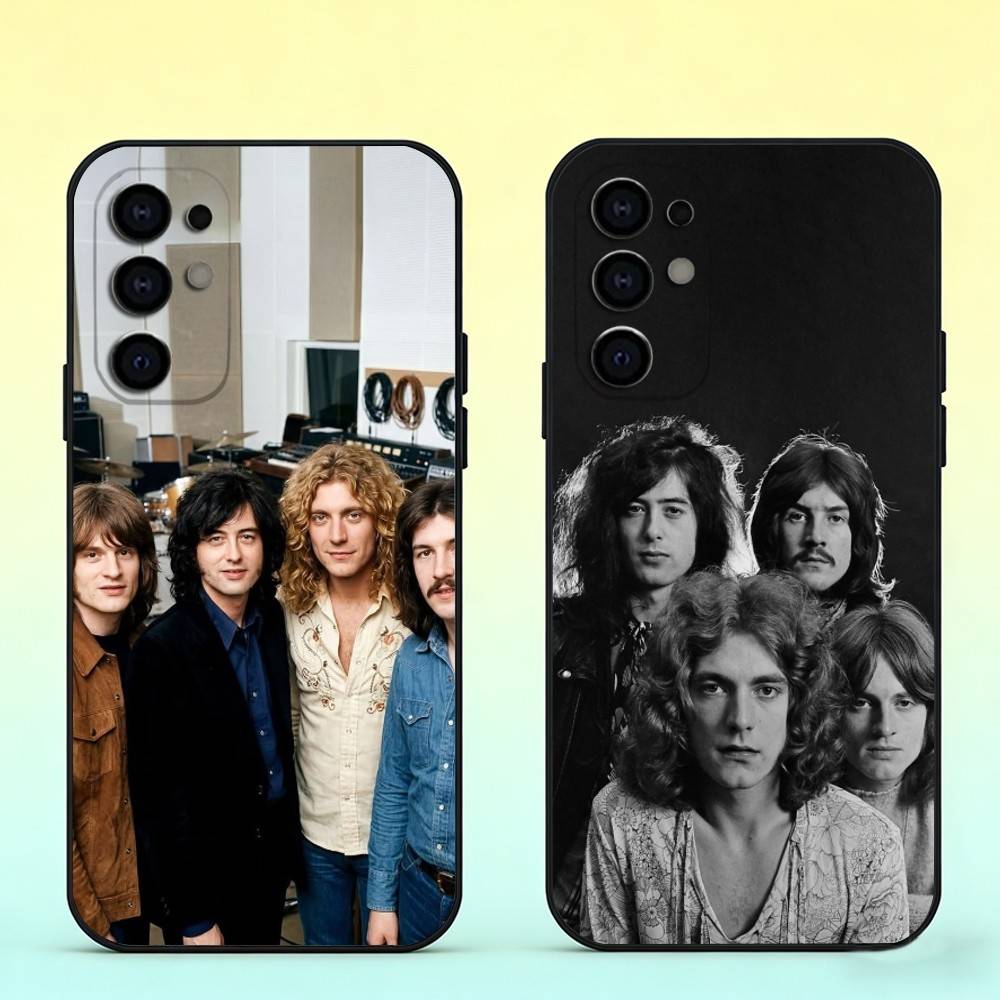 Rock L-Led Z-Zeppelin Band Phone Case For Samsung S25,S24,S21,S22,S23,S30,Ultra,S20,Plus,Fe,Soft Silicone Black Cover