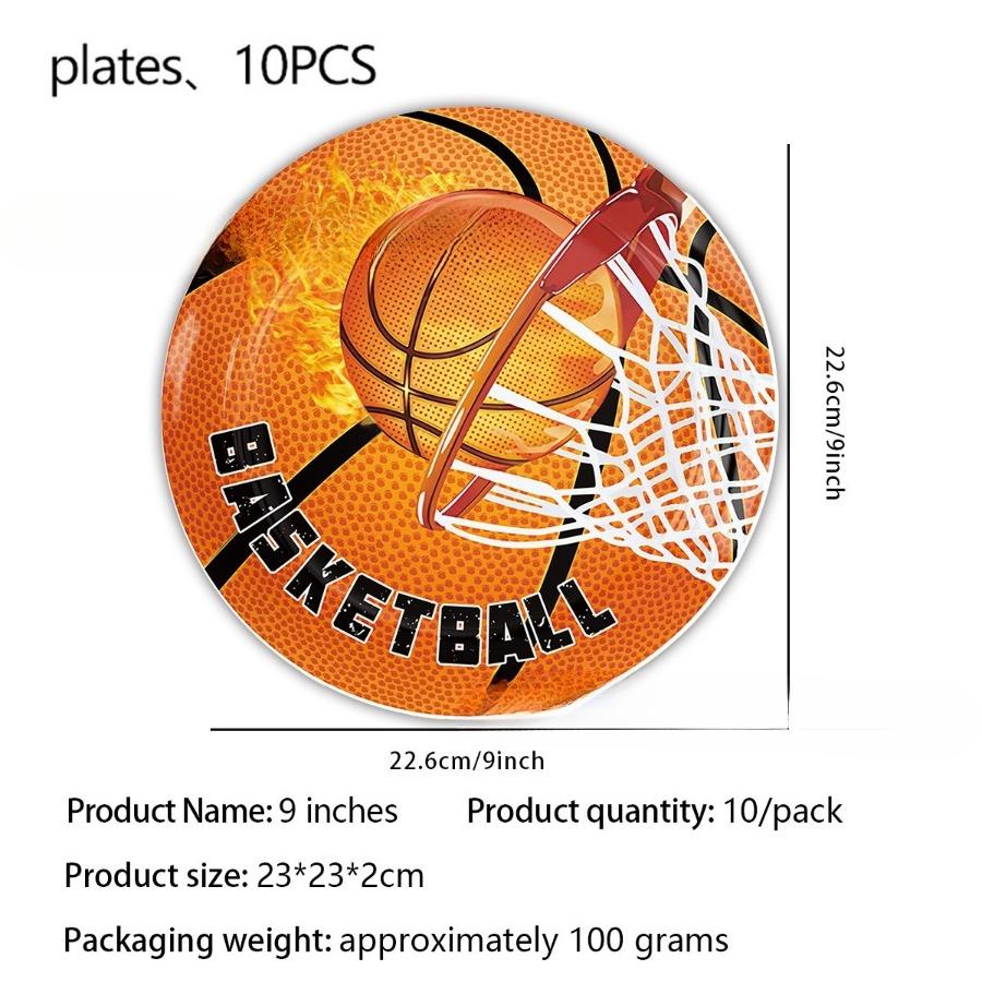 Basketball NBA Saison Party Tischgeschirr Fan Geburtstagsszene Dekoration Pappteller Servietten Tischdecke NBA