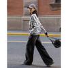 Women's American Retro Striped Knit Cardigan