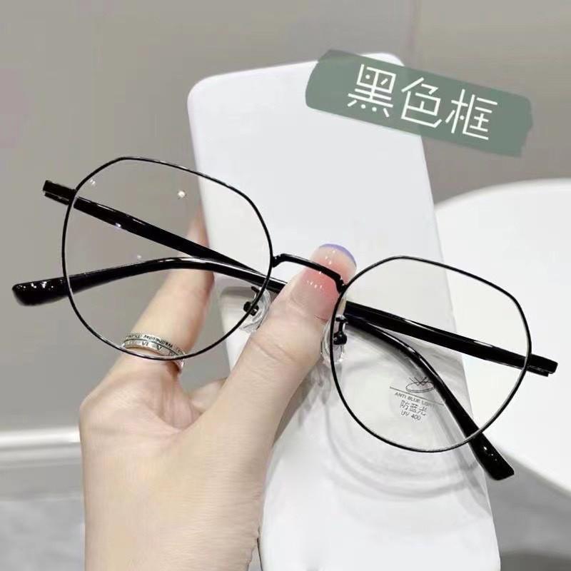 

Очки для чтения с защитой от синего цвета для женщин, простые и универсальные, большие очки для показа на лице, маленькие плоские очки, модные очки для показа на молодых людях anti-blue light, flat light [0 degrees]