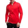 Nike Solid Color Stand Collar Knitted Football Jacket Men Jackets University-Red BV6885-657