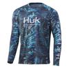 Fishing Suit Long Sleeve Crew Neck T-Shirt Men's Summer Sunscreen Suit Quick Drying Breathable Fishing Suit