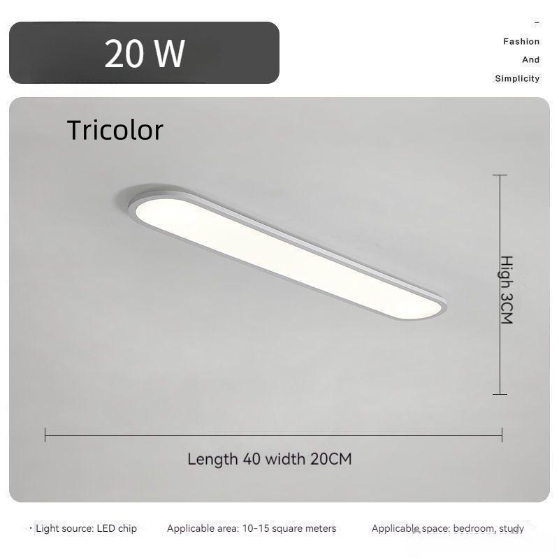 Modern Minimalist Strip Cloakroom Aisle Balcony Light Corridor Hallway Nordic Master Bedroom Lights Household LED Ceiling Light