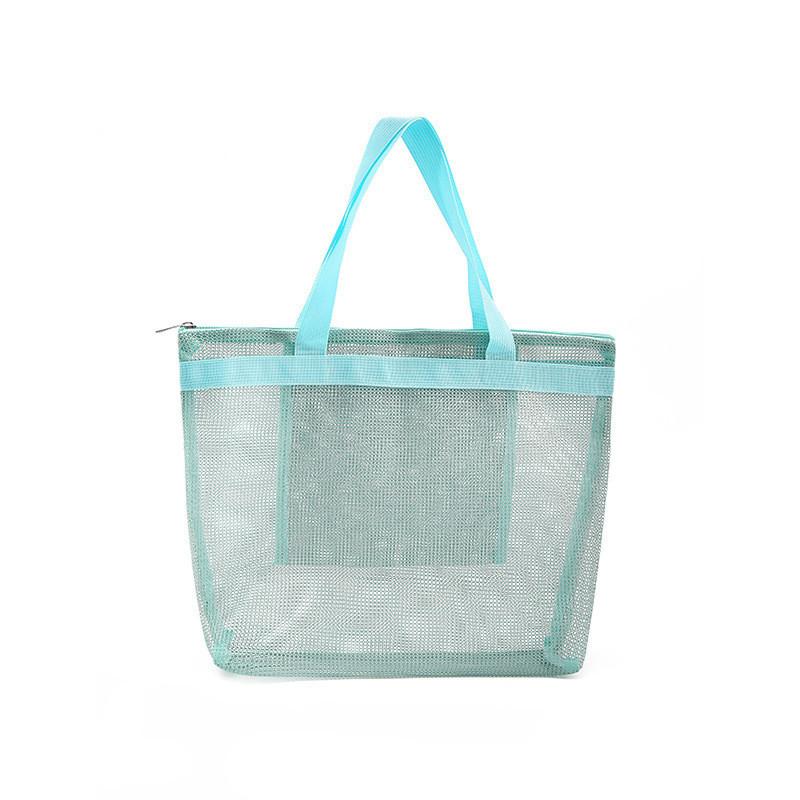 

Spacious Mesh Beach Bag Travel Toiletry Bag For Underwear Cosmetics And Clothes StyleD